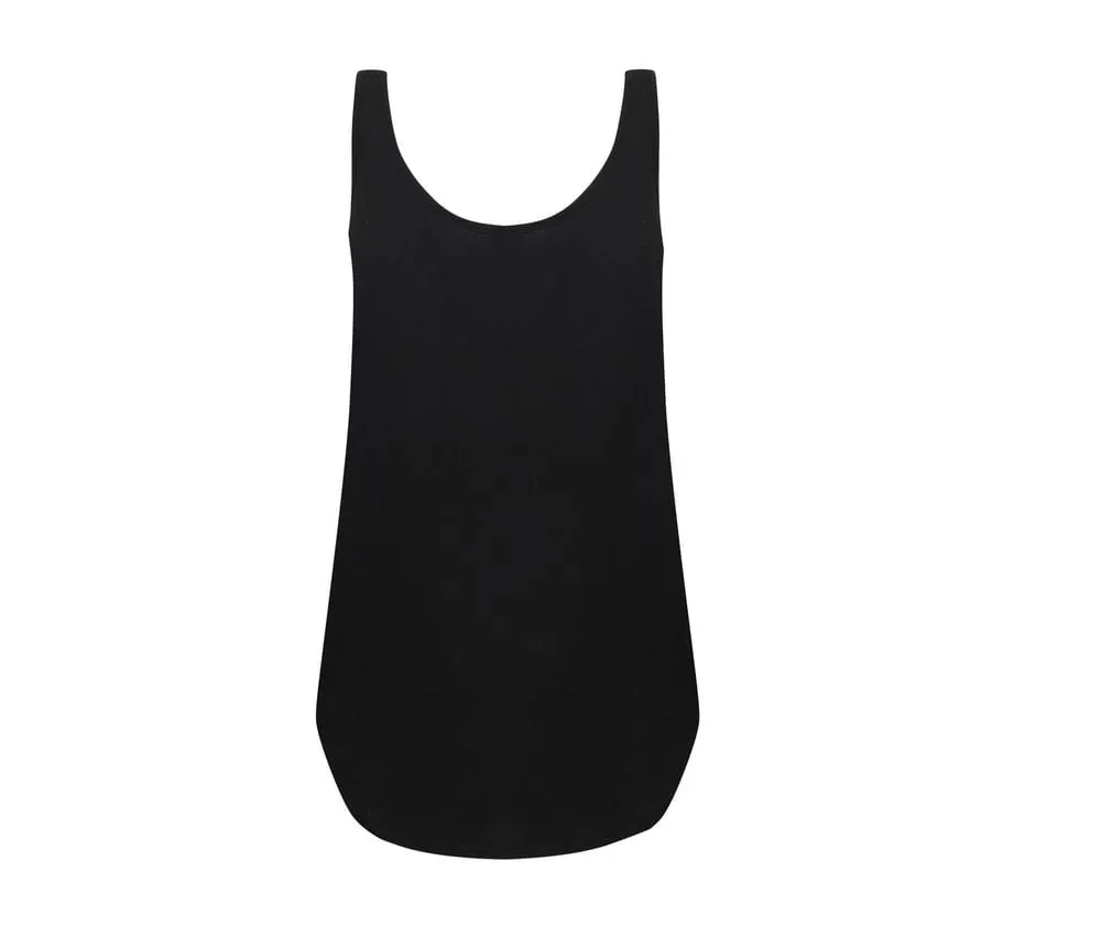 SF WOMEN SK234  CAMISETA DE TIRANTES MUJER  NEGRO