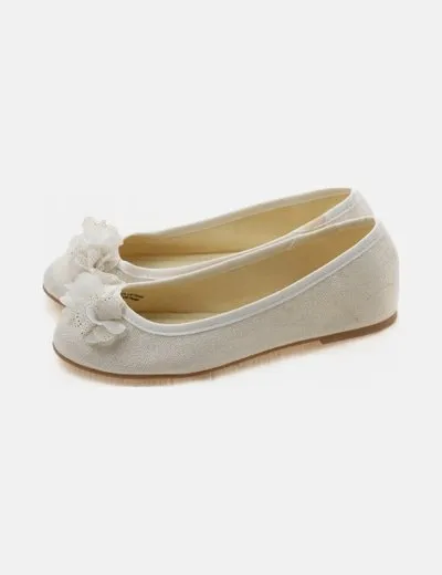Sfera Bailarina blanca detalle flor