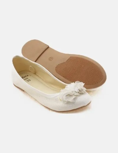 Sfera Bailarina blanca detalle flor