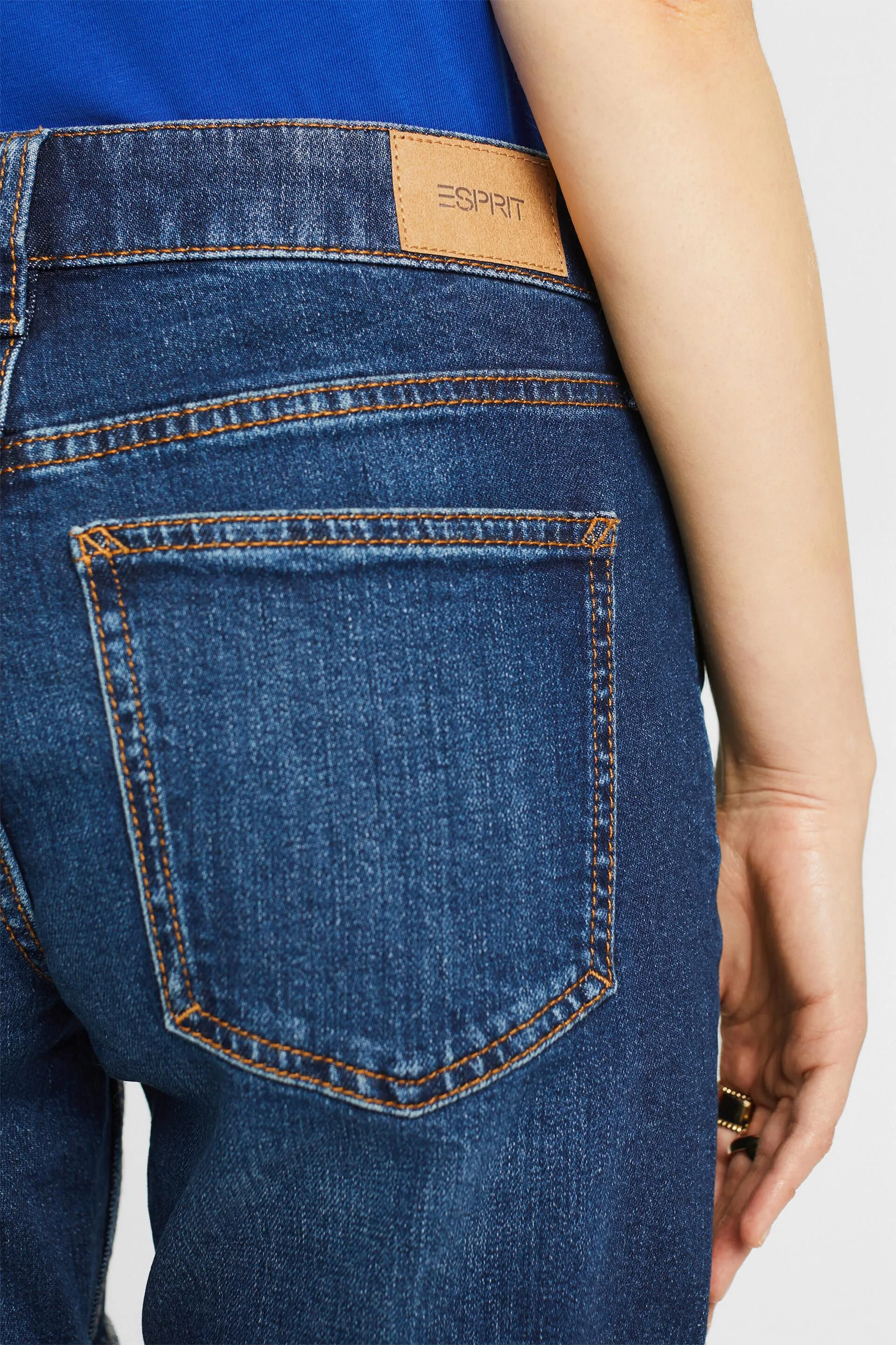 Shorts vaqueros con tiro medio