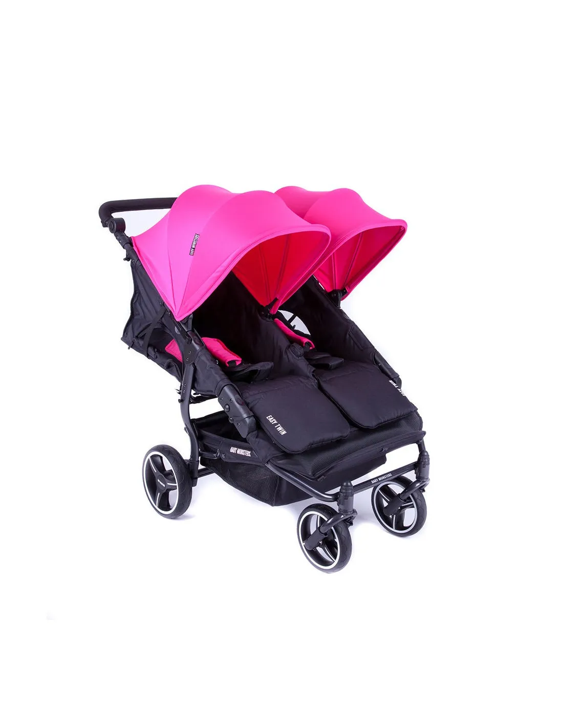 Silla gemelar Baby Monsters Easy Twin 3S Reversible Fucsia