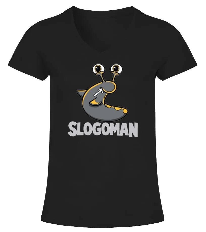 Slogoman Merch Camiseta cuello pico Mujer