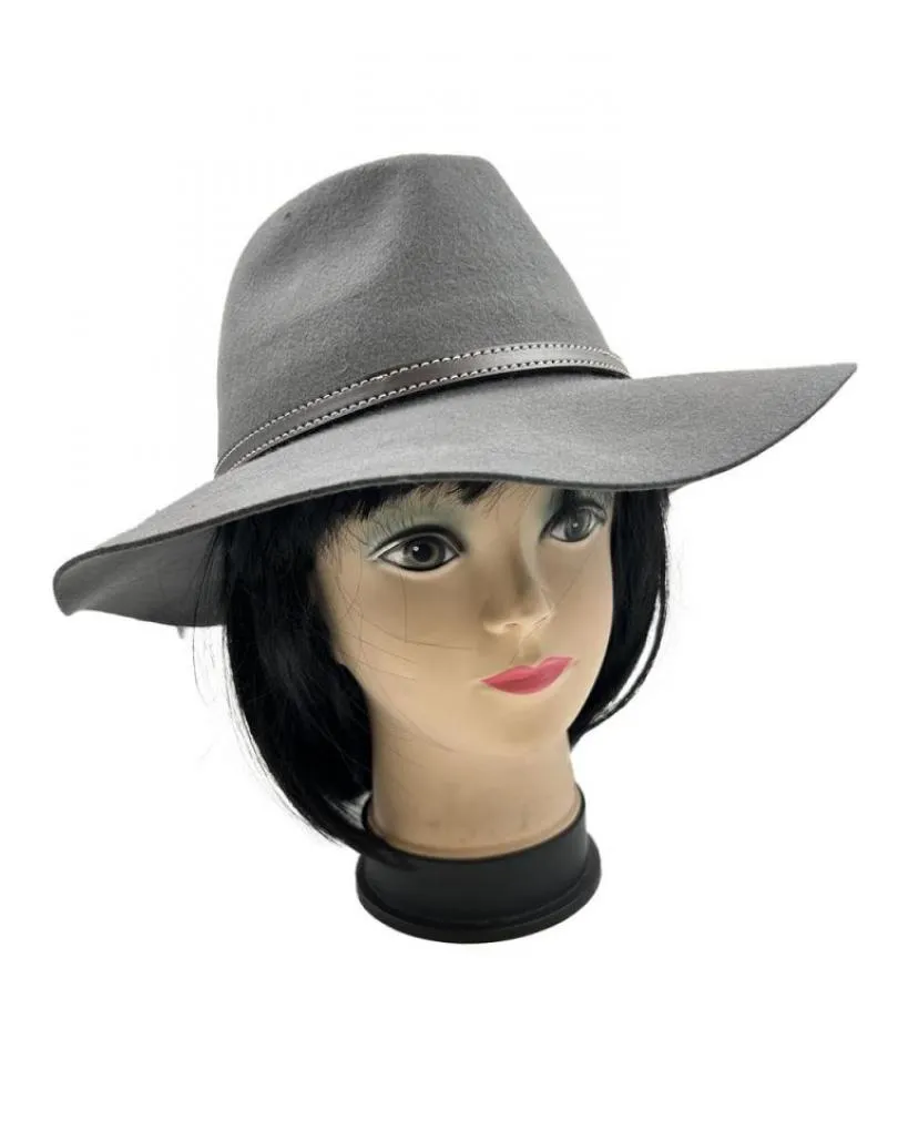 SOMBREROS MUJER GRISES ESTILO BOHEMIO MUY FAVORECEDOR