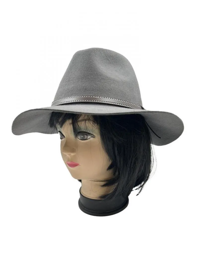 SOMBREROS MUJER GRISES ESTILO BOHEMIO MUY FAVORECEDOR