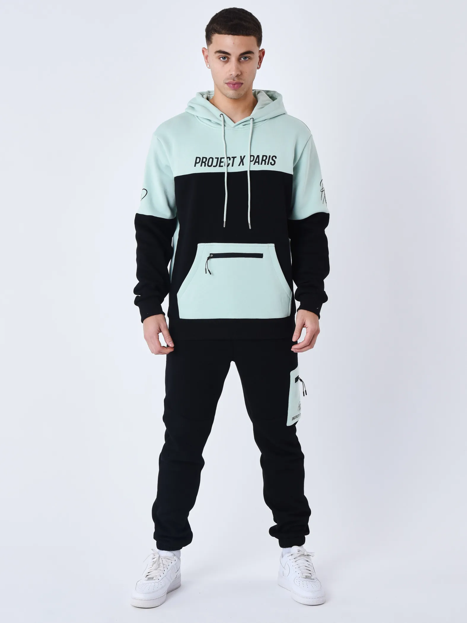 Sudadera con capucha Colourblock