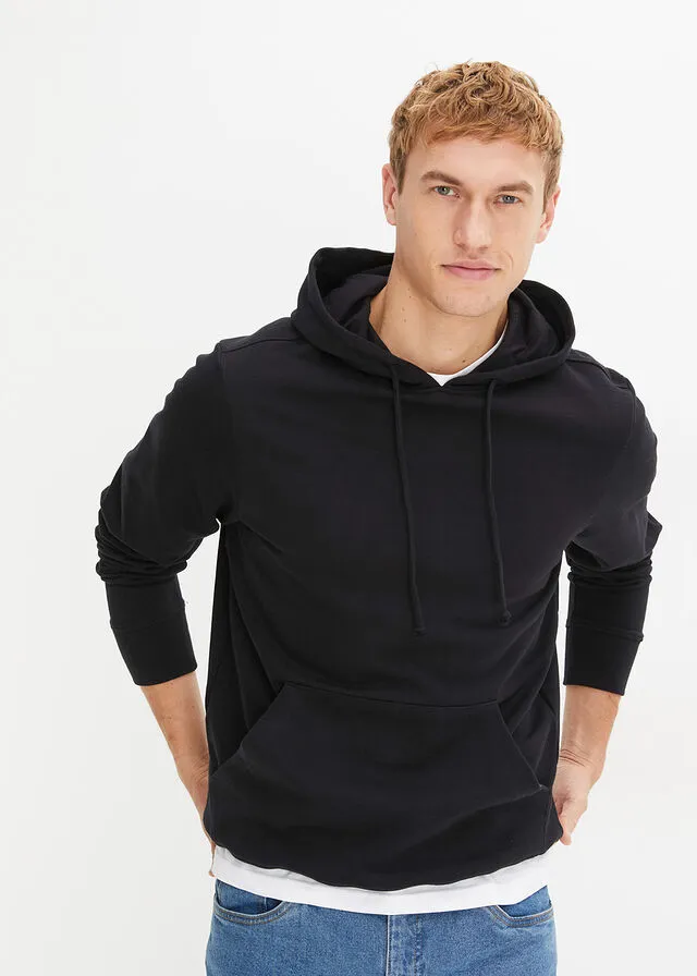 Sudadera con capucha Negro