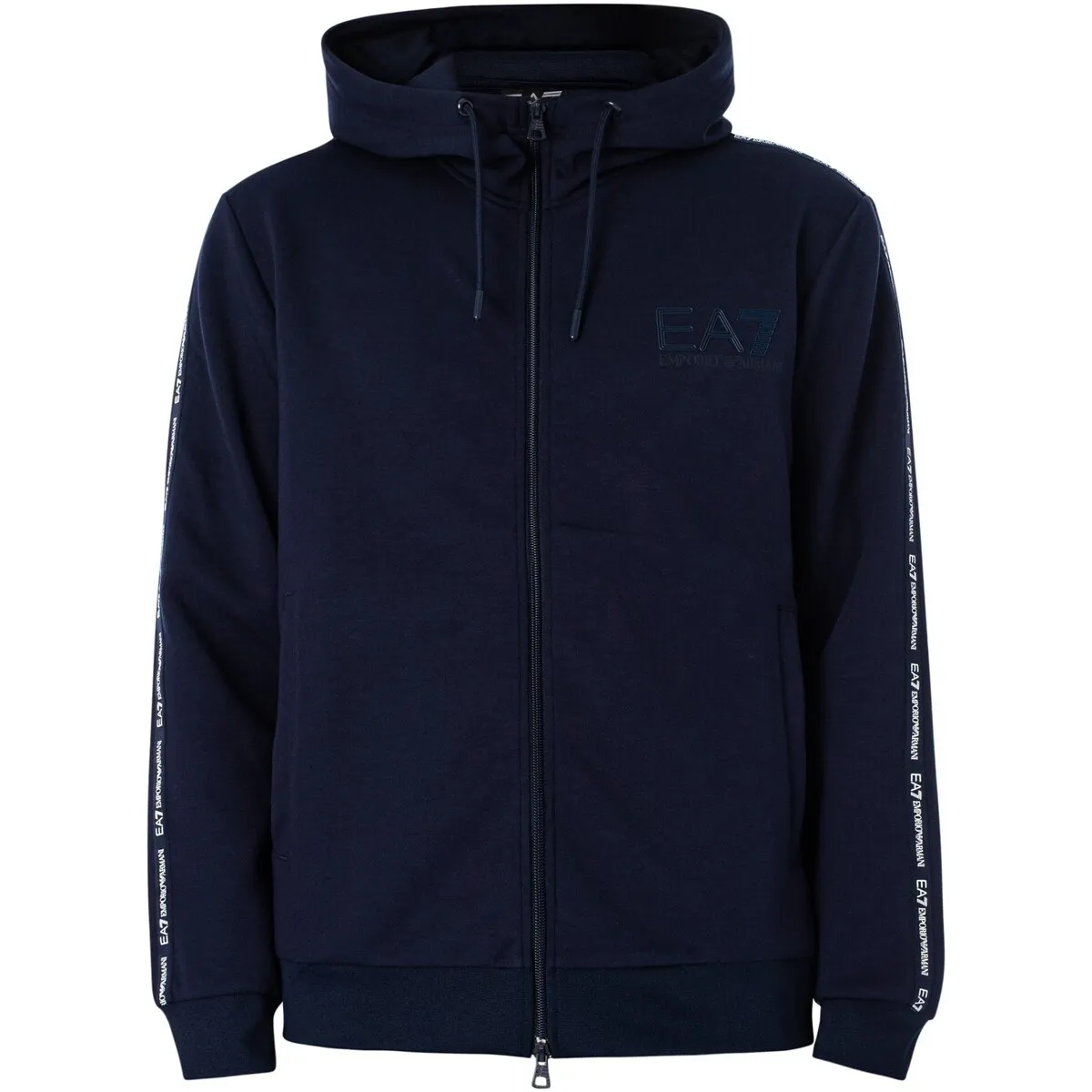 Sudadera Con Capucha Y Cremallera Con Logo En El Pecho