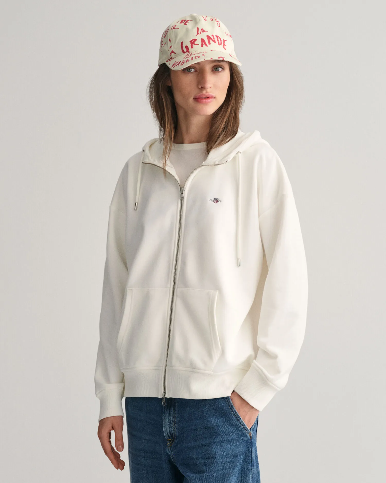 Sudadera con capucha y cremallera Shield