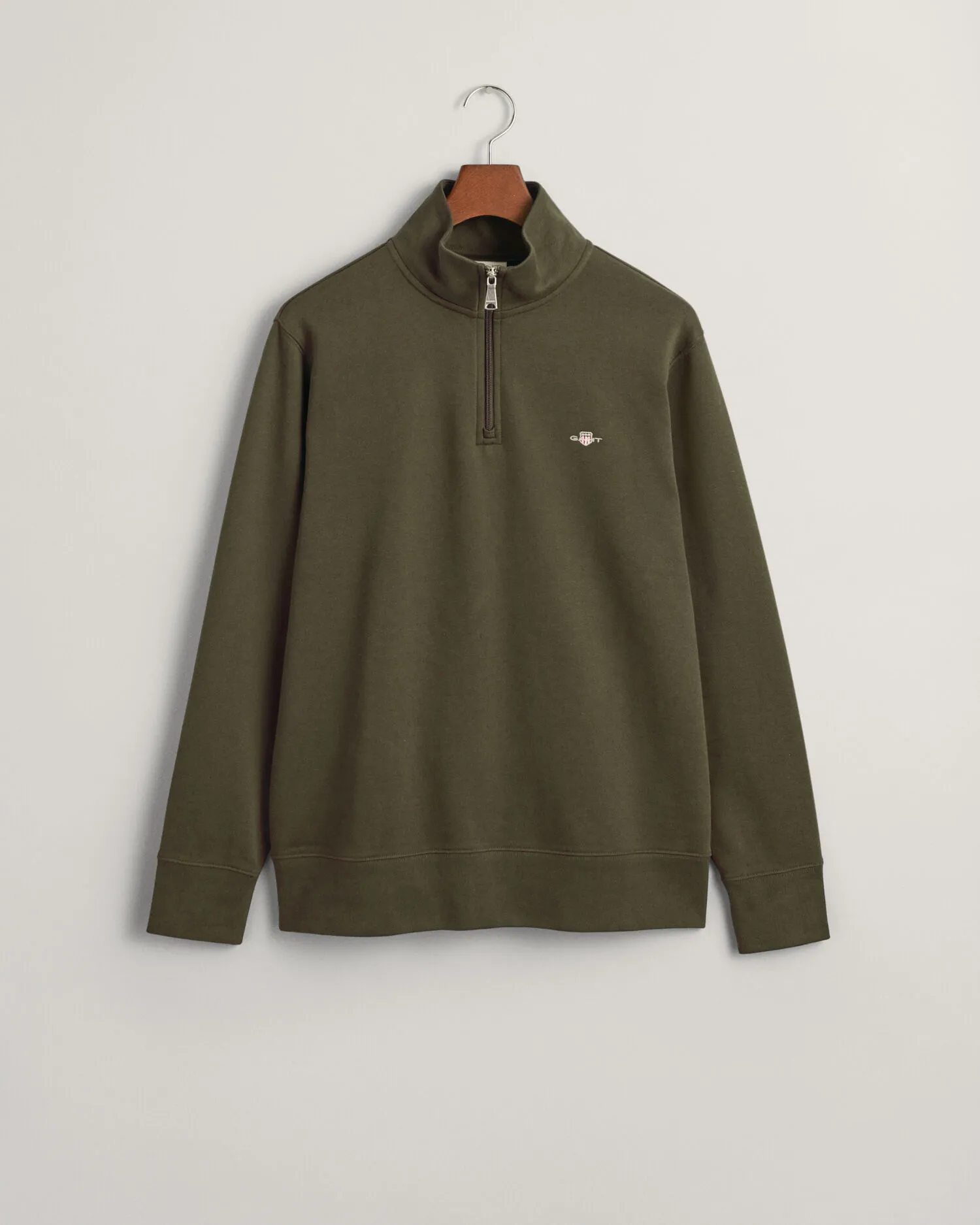 Sudadera con media cremallera Seasonal Essential con bordado Archive Shield