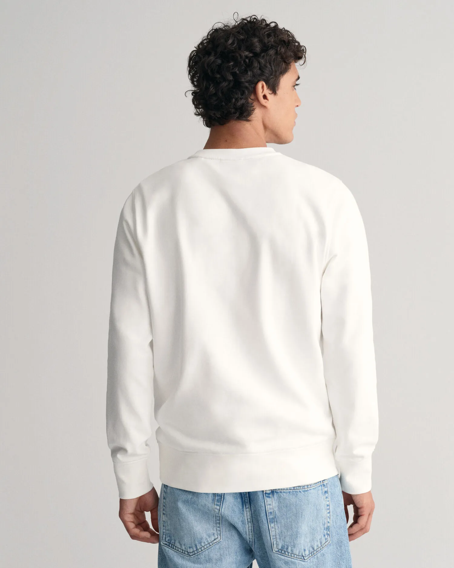 Sudadera de cuello redondo con estampado gráfico