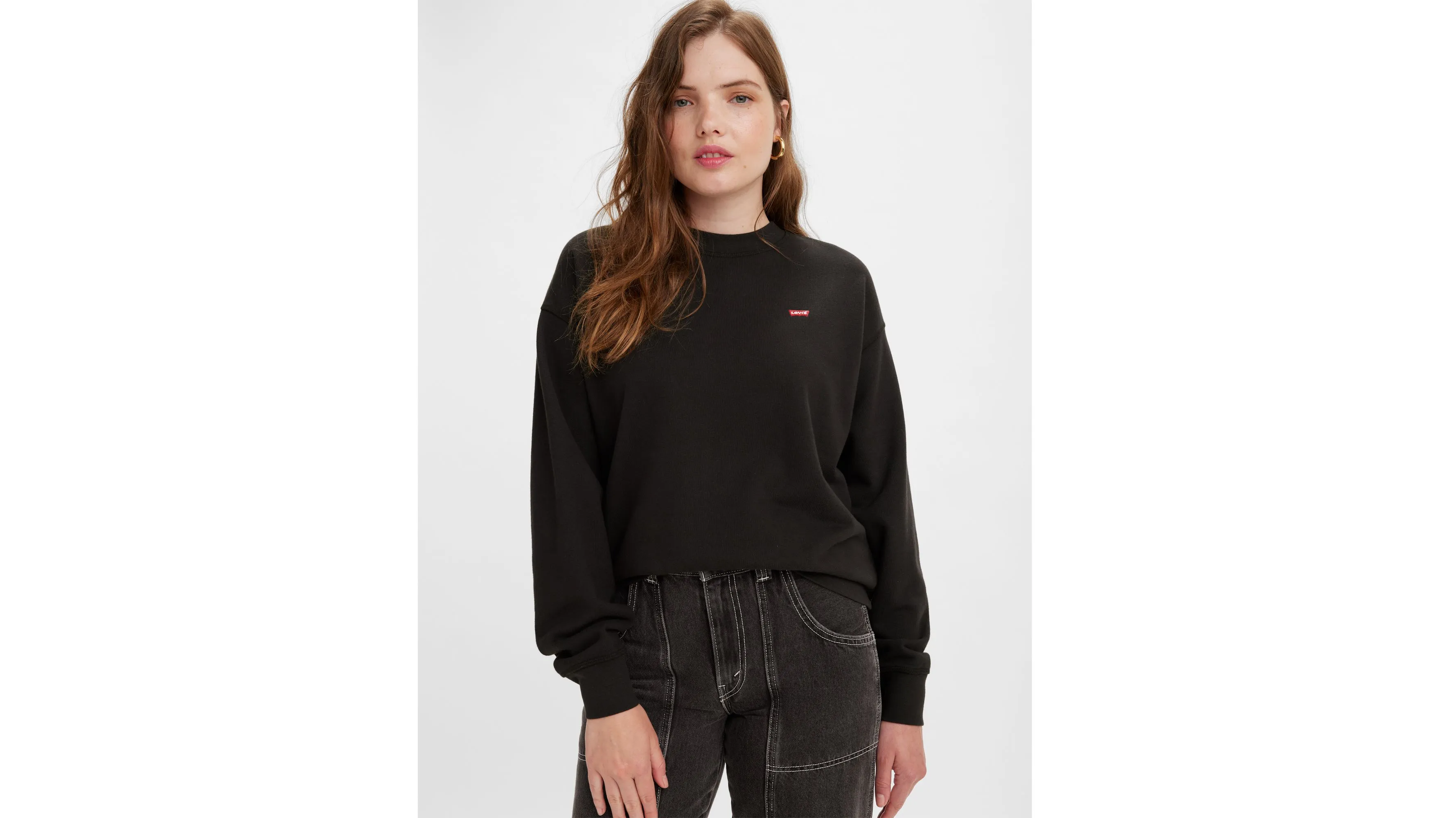 Sudadera De Cuello Redondo Estándar