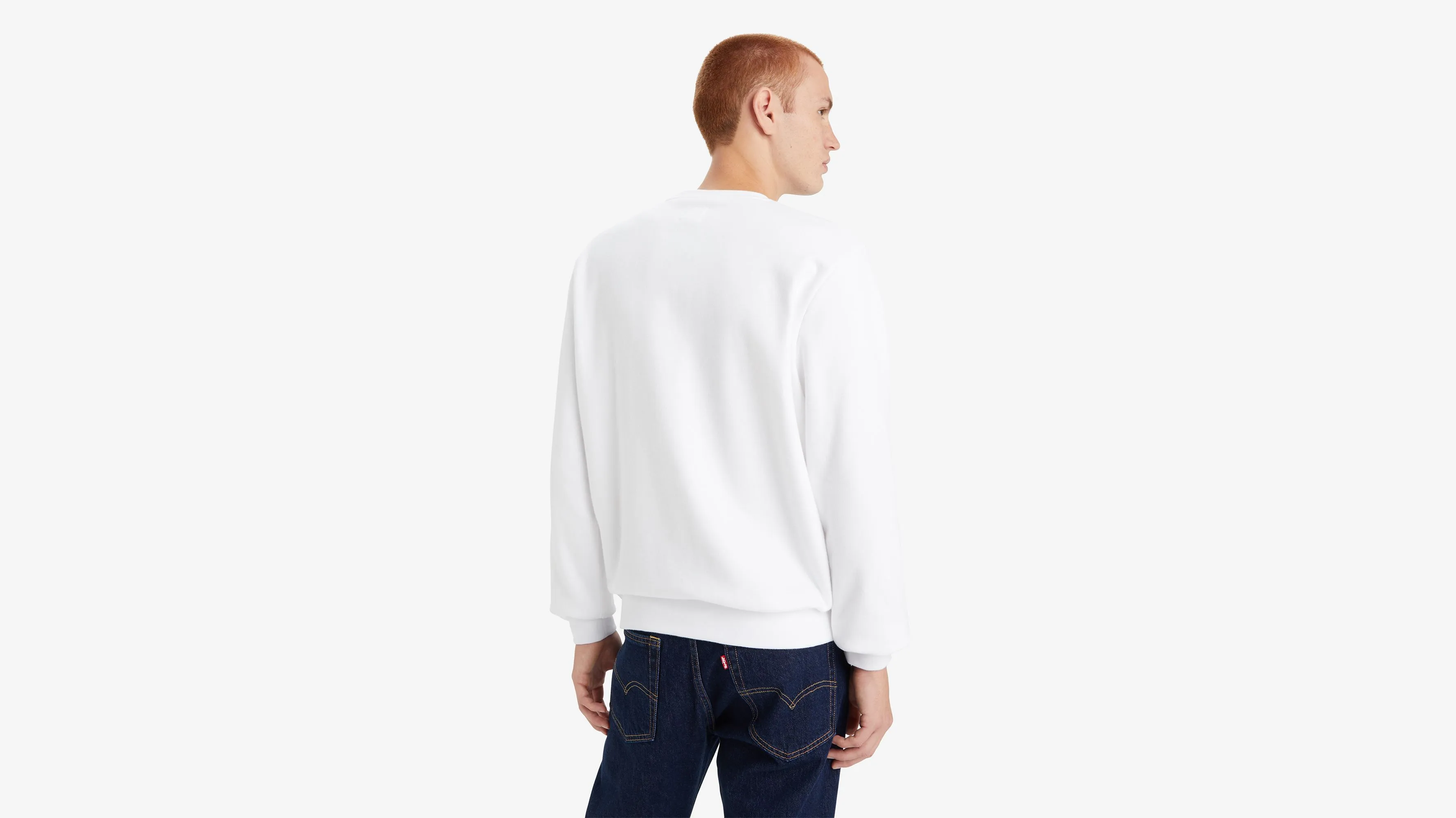 Sudadera Estampada De Cuello Redondo Y Ajuste Estándar