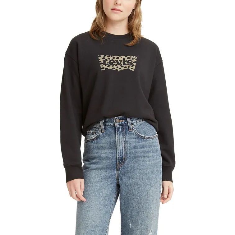 SUDADERA GRÁFICA DE CUELLO REDONDO ESTÁNDAR MUJER LEVI'S