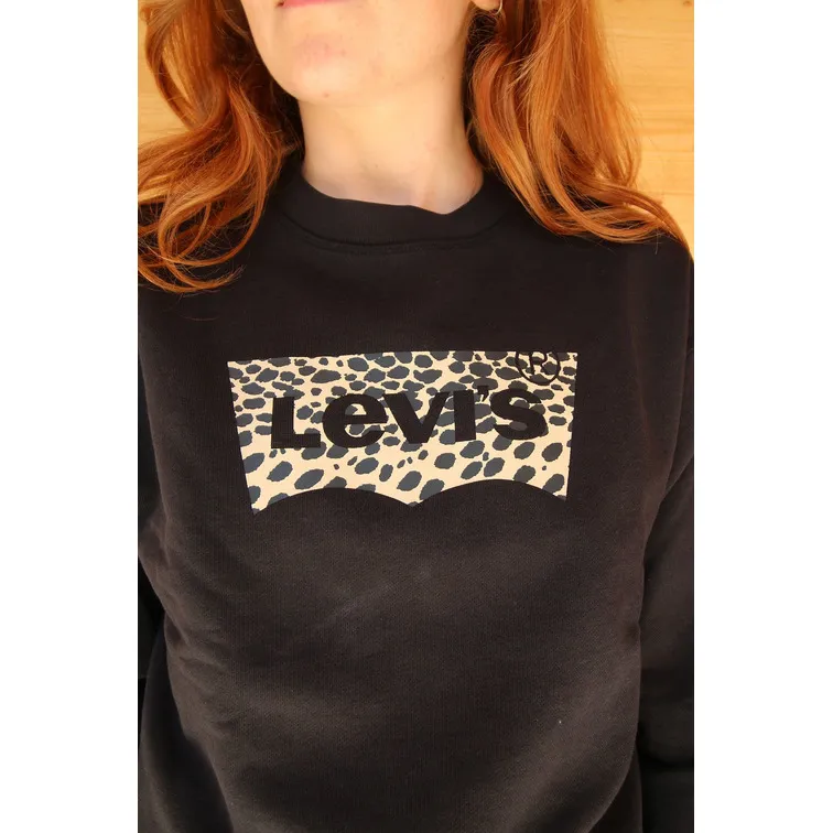 SUDADERA GRÁFICA DE CUELLO REDONDO ESTÁNDAR MUJER LEVI'S