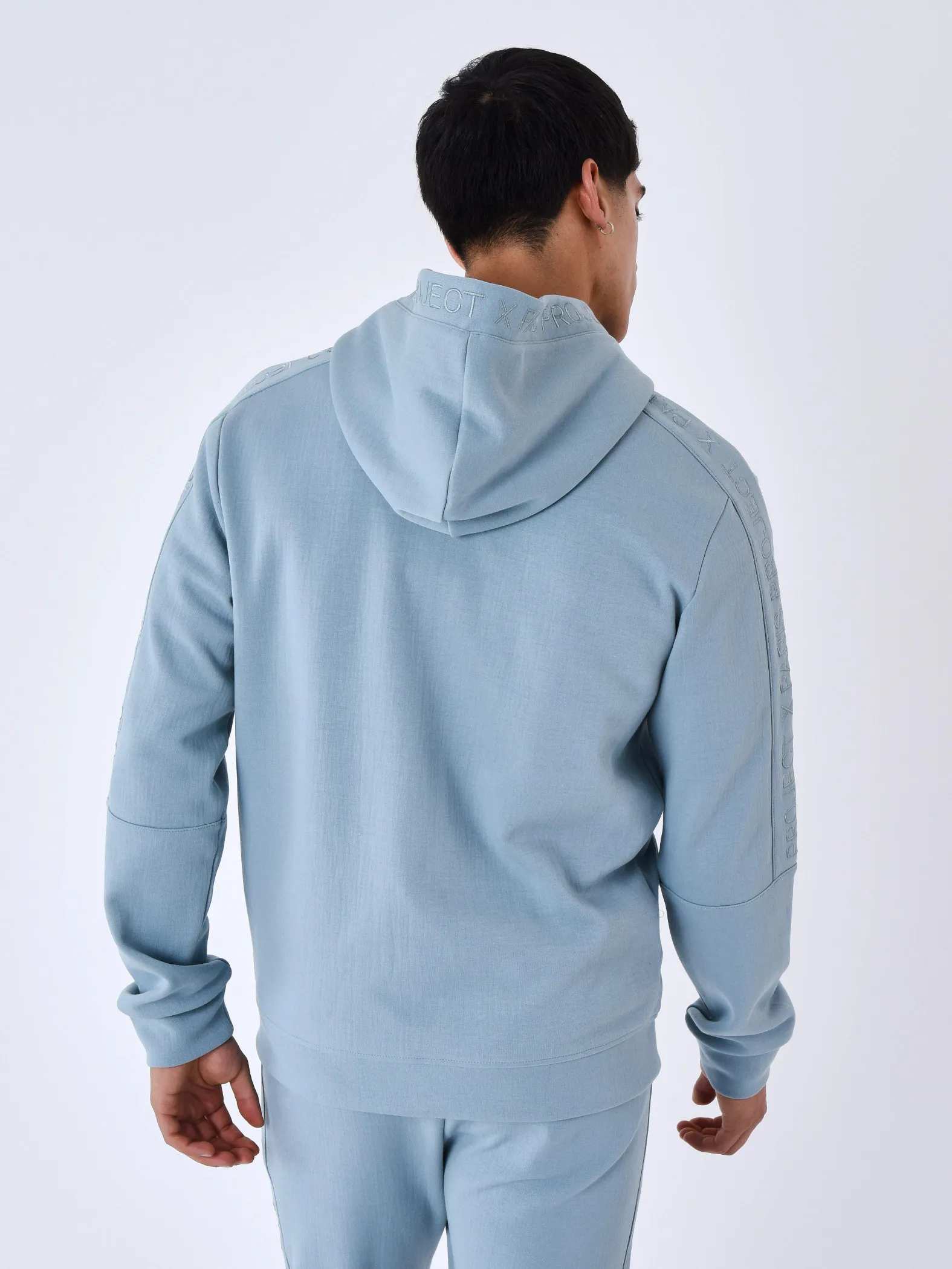 Sudadera lisa con cremallera