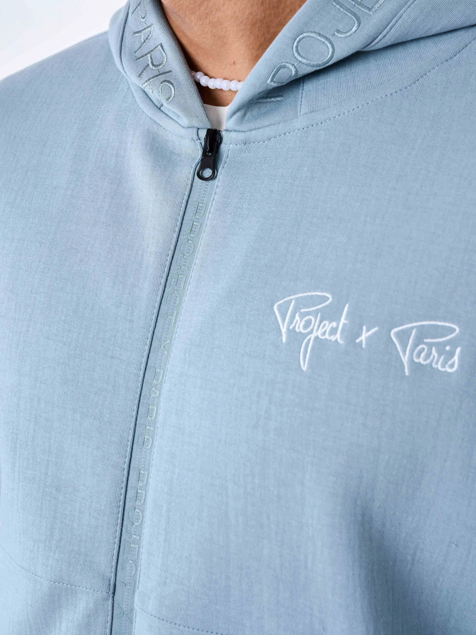 Sudadera lisa con cremallera