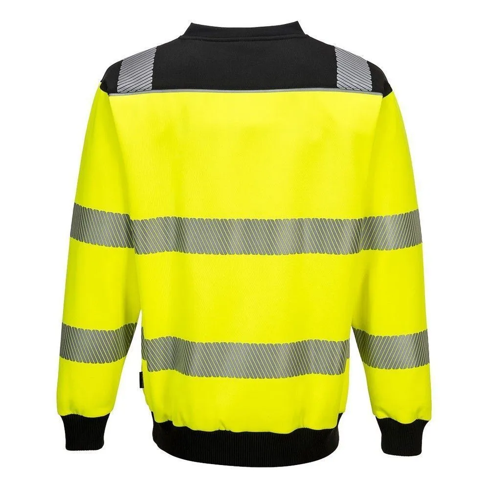 Sudadera PW3 de alta visibilidad con cuello redondo 
