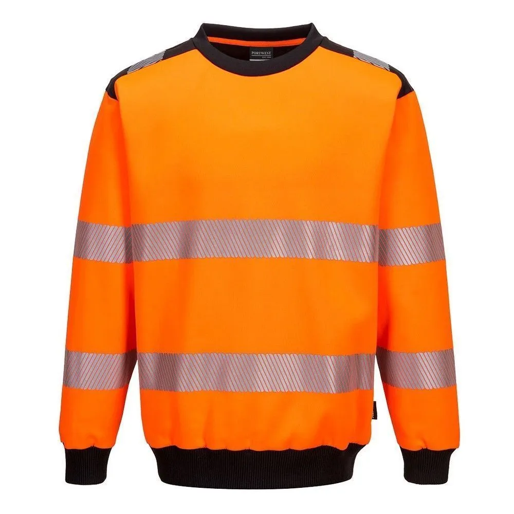 Sudadera PW3 de alta visibilidad con cuello redondo 