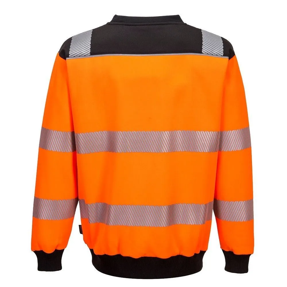 Sudadera PW3 de alta visibilidad con cuello redondo 