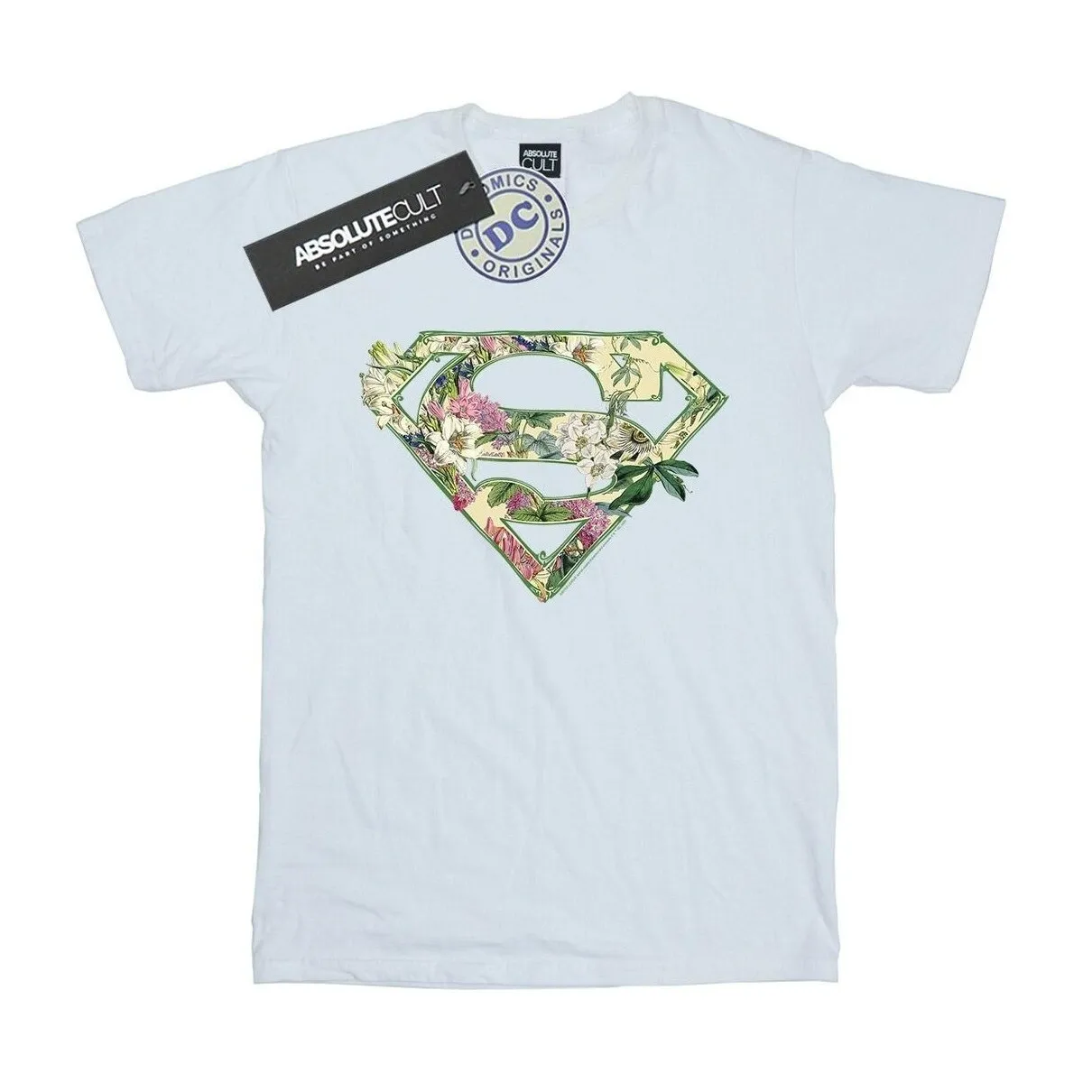 Supergirl Floral Shield