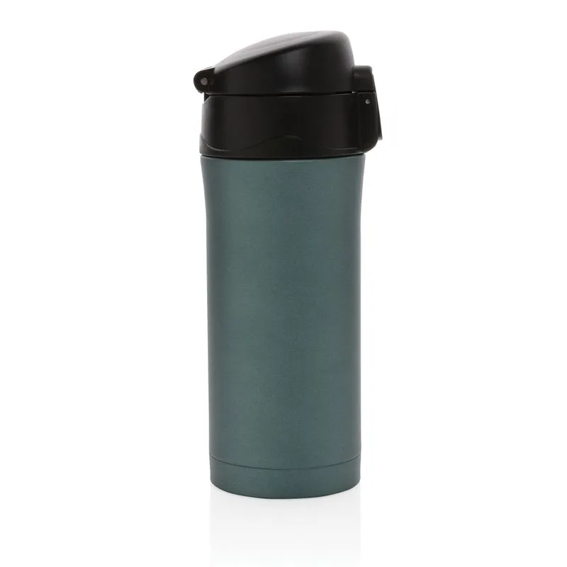 Taza metálica corporativa al vacío con cierre fácil 300 ml