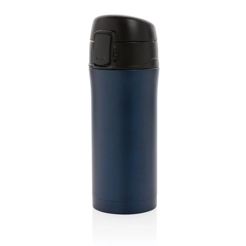 Taza metálica corporativa al vacío con cierre fácil 300 ml