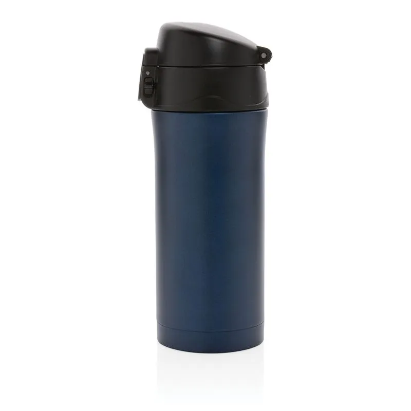 Taza metálica corporativa al vacío con cierre fácil 300 ml