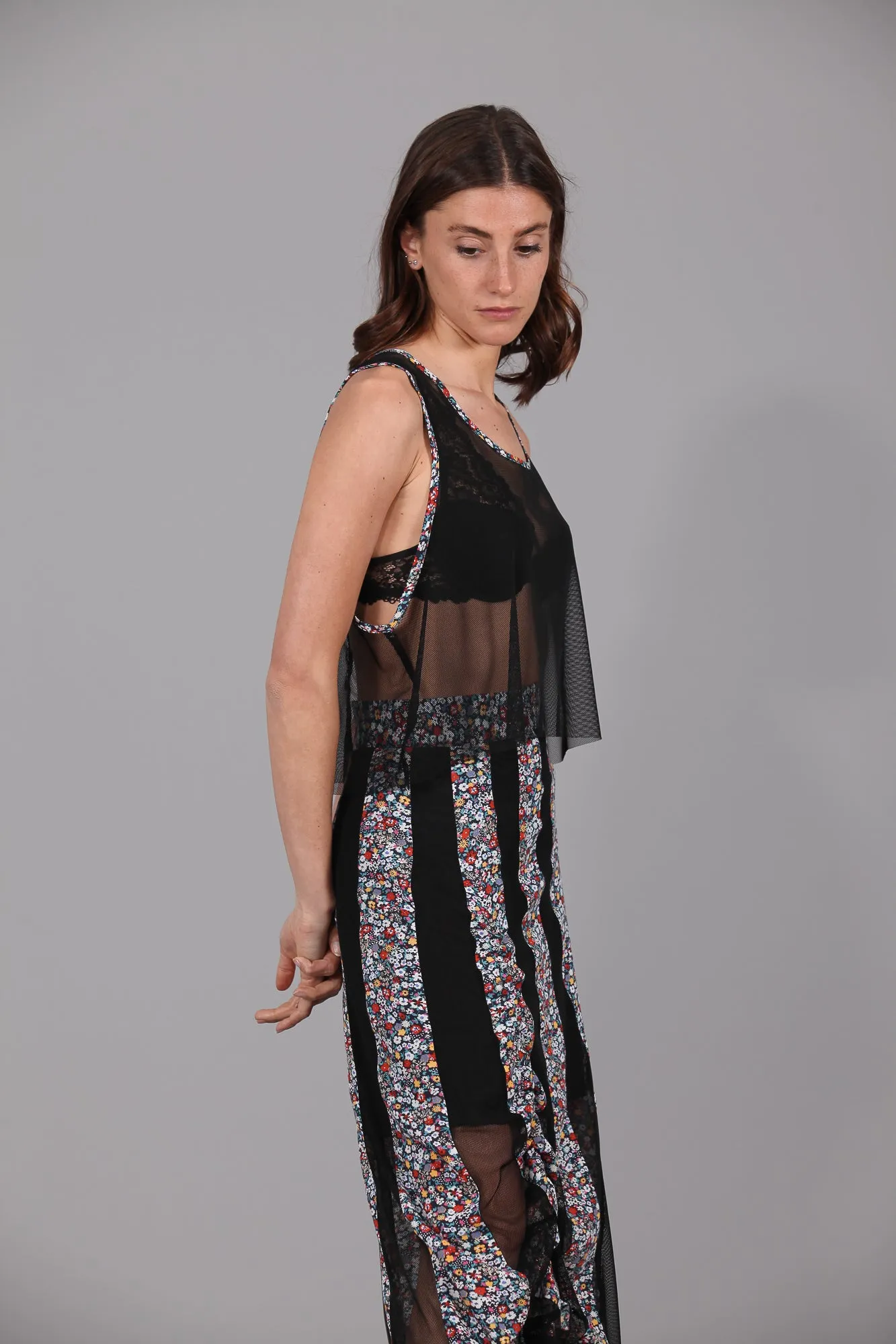 Top Corto FLORAL ROCKSTAR