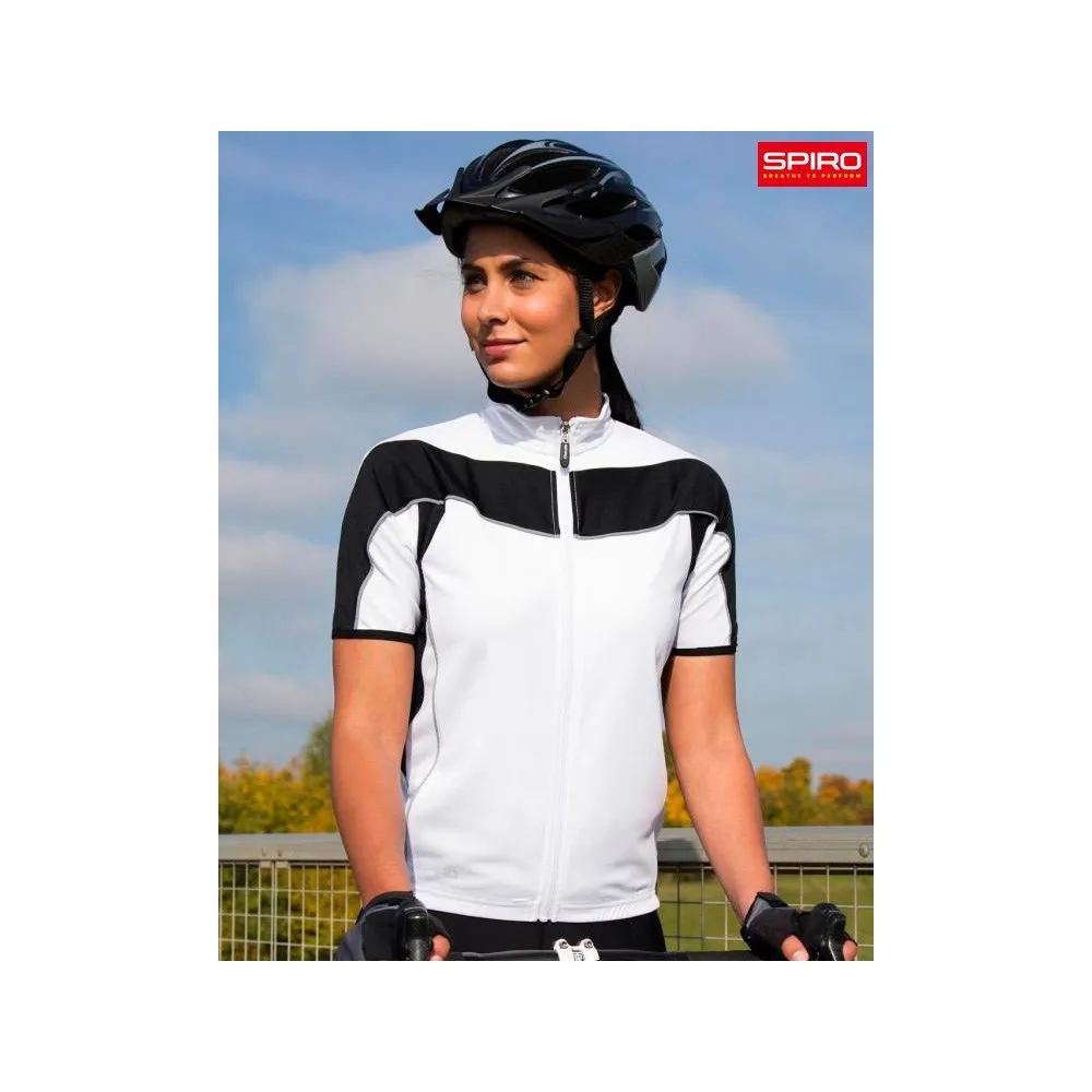 Top cremallera entera bicicleta mujer