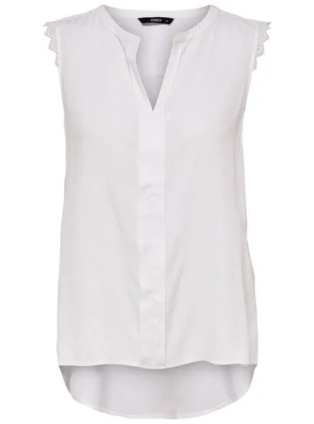 Top Only Kimmi Blanco Para Mujer