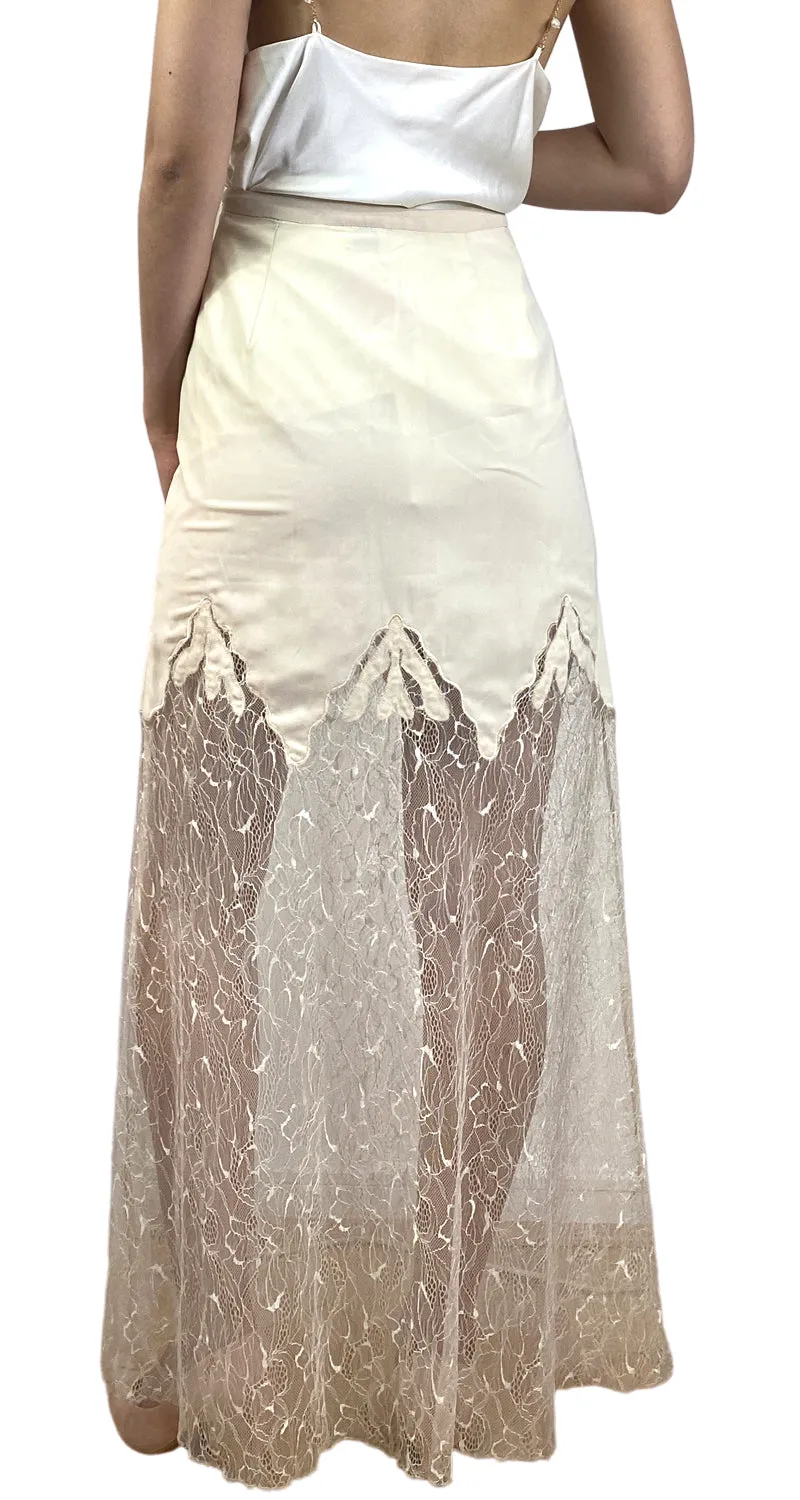 TOPSHOP Falda Maxi Encaje