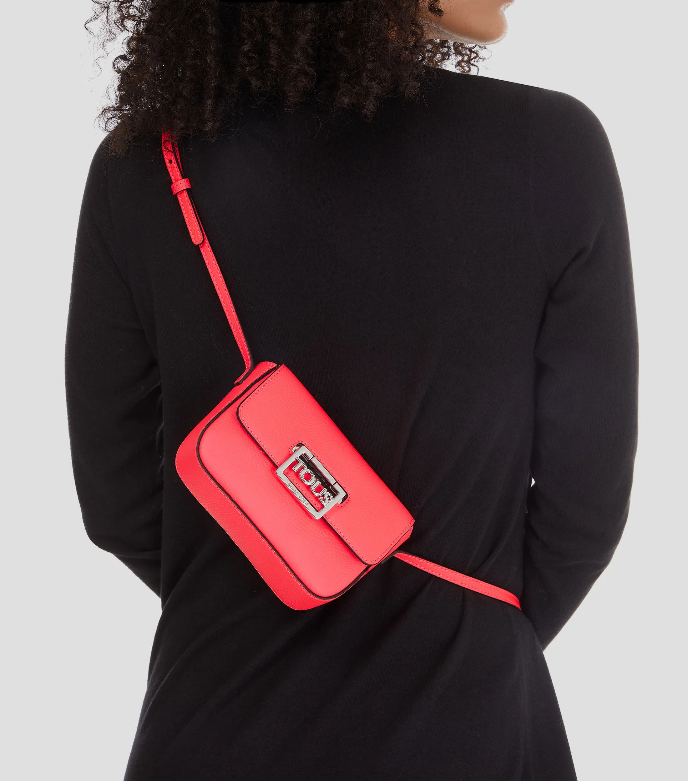 Tous Bolso Crossbody rosa en piel Mujer