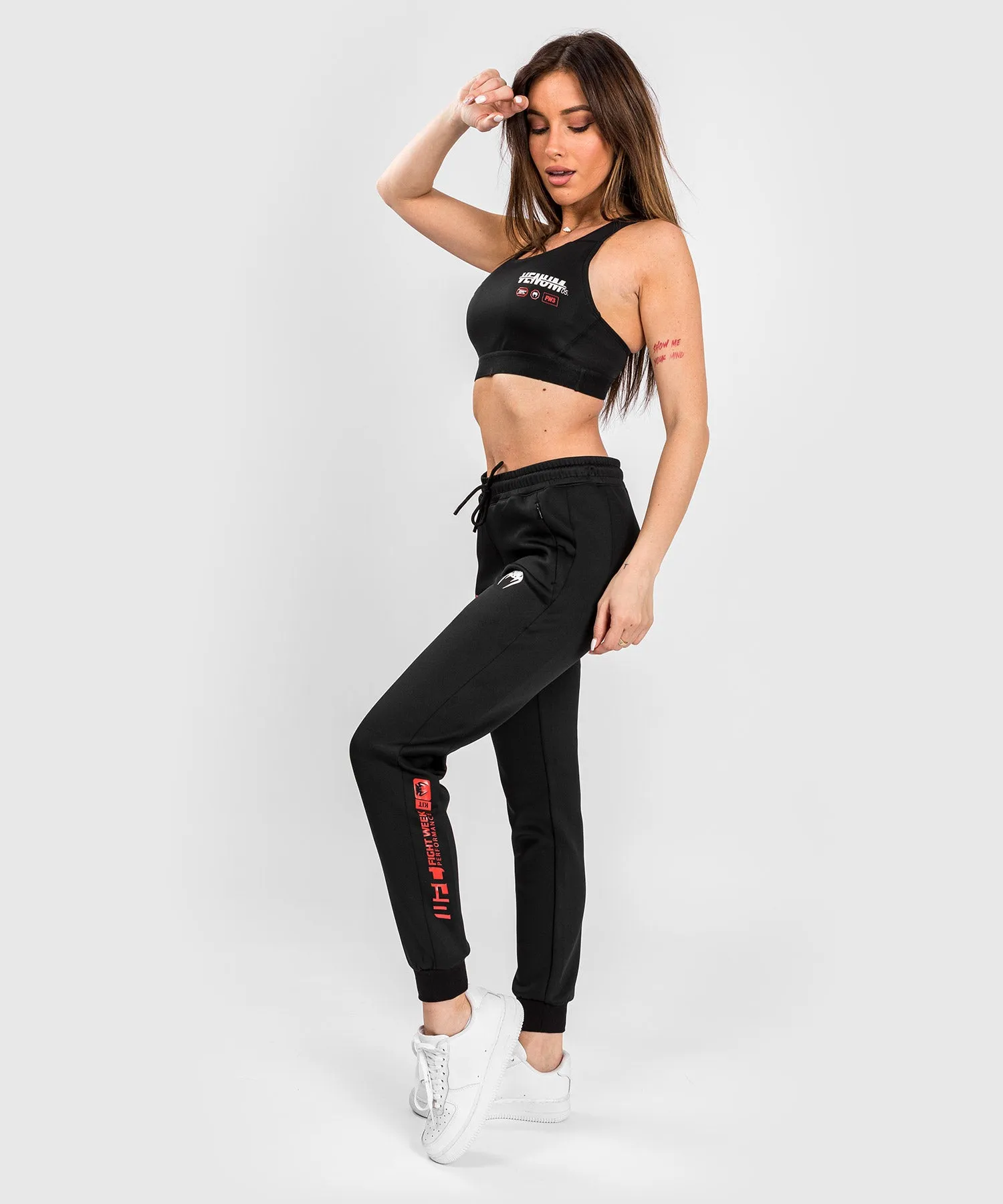 UFC ADRENALINE BY VENUM FIGHT WEEK PANTALóN DE CHáNDAL PARA MUJER  NEGRO