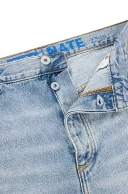 Vaqueros baggy fit de denim de algodón pesado