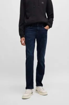 Vaqueros Delaware slim fit de cómodo tejido vaquero elástico azul puro