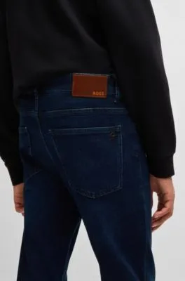 Vaqueros Delaware slim fit de cómodo tejido vaquero elástico azul puro