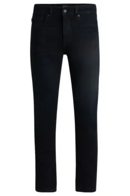 Vaqueros Delaware slim fit de color negro azulado en un cómodo tejido vaquero elástico