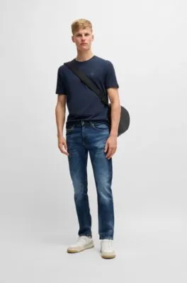 Vaqueros Delaware  slim fit en cómodo denim de orillo elástico azul