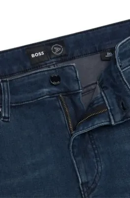 Vaqueros Delaware slim fit en denim elástico de punto azul