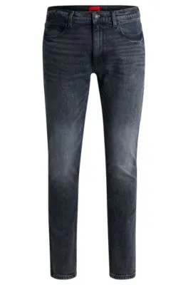 Vaqueros extra slim fit de denim elástico azul oscuro