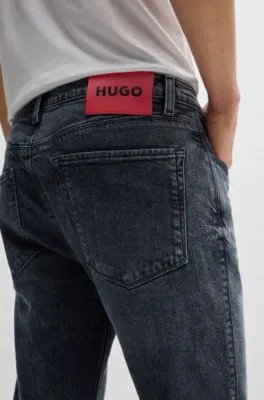 Vaqueros extra slim fit de denim elástico azul oscuro