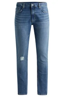 Vaqueros extra slim fit en denim azul lavado en red