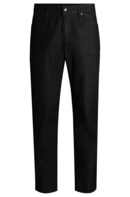 Vaqueros Maine negros regular fit en denim elástico