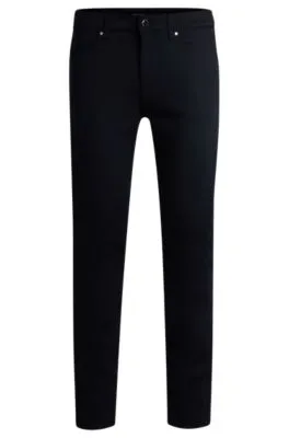 Vaqueros Porsche x BOSS tapered fit de tejido denim técnico azul oscuro