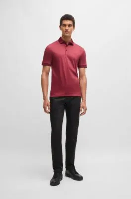 Vaqueros Porsche x BOSS tapered fit en denim negro de altas prestaciones