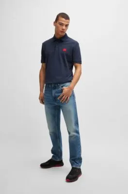 Vaqueros regular fit de tiro medio en denim azul