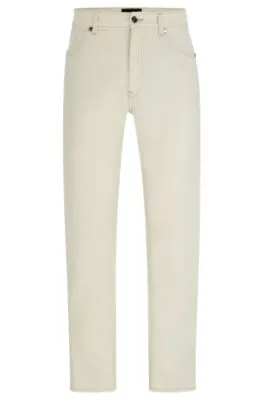 Vaqueros regular fit en denim crudo de gran comodidad