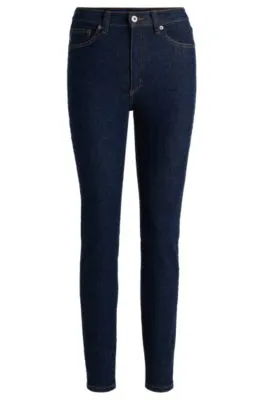 Vaqueros skinny fit en denim elástico azul oscuro