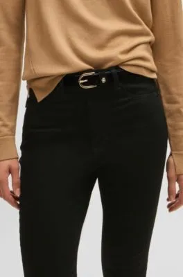 Vaqueros slim fit de tejido denim superelástico Stay Black