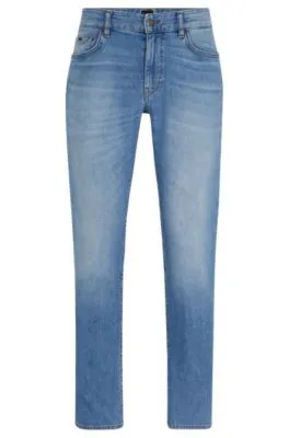 Vaqueros slim fit en denim elástico azul supersuave